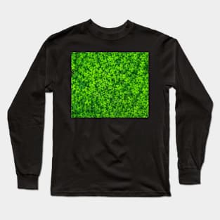 Lucky Clover Pattern Long Sleeve T-Shirt